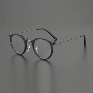 Ava Vintage Round Acetate Glasses Frame