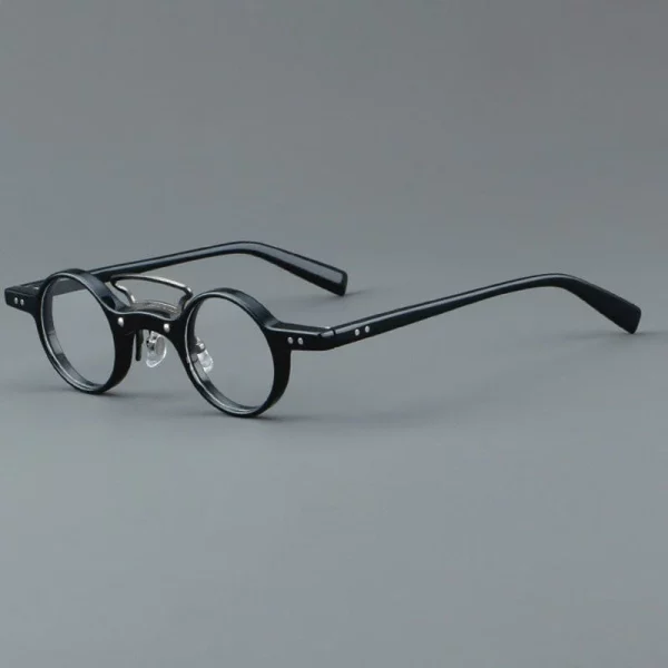 Bert Punk Retro Round Acetate Frame - Image 2