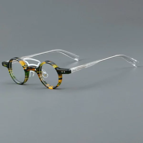 Bert Punk Retro Round Acetate Frame - Image 3