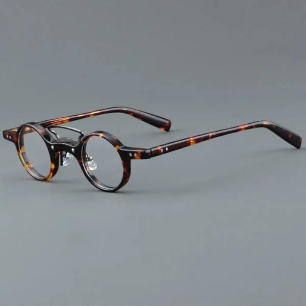 Bert Punk Retro Round Acetate Frame - Image 4