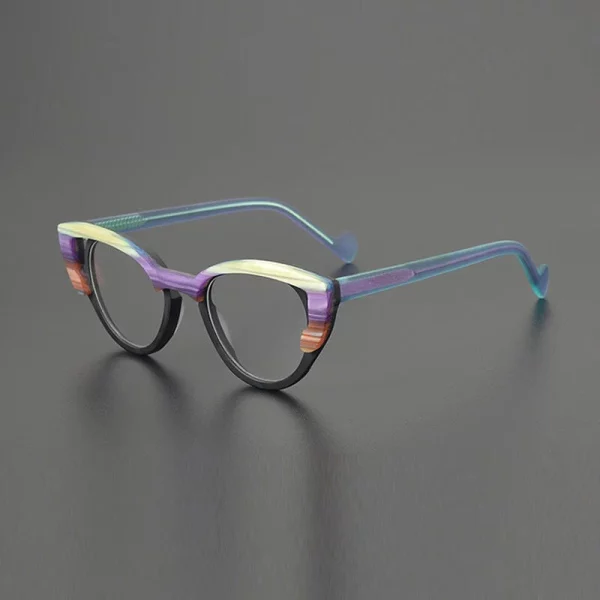 Judy Colorful Acetate Eyeglasses Frame - Image 3