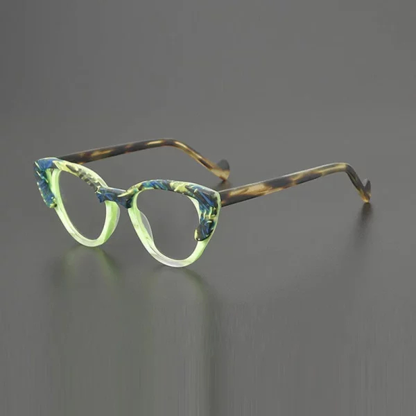 Judy Colorful Acetate Eyeglasses Frame - Image 4