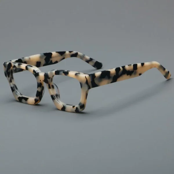 Lew Vintage Square Acetate Glasses Frame - Image 2