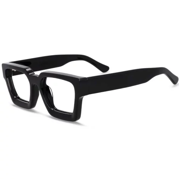 Lew Vintage Square Acetate Glasses Frame - Image 3