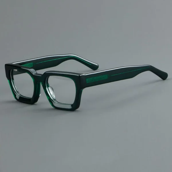 Lew Vintage Square Acetate Glasses Frame - Image 5
