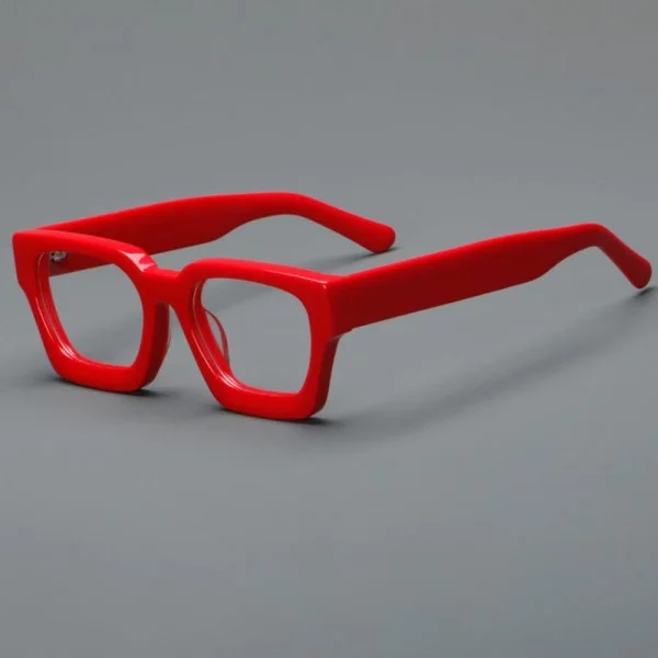 Lew Vintage Square Acetate Glasses Frame - Image 6