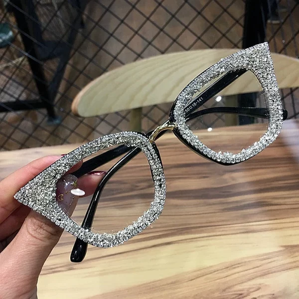 Madonna Vintage Cat Eye Glasses Frame - Image 5