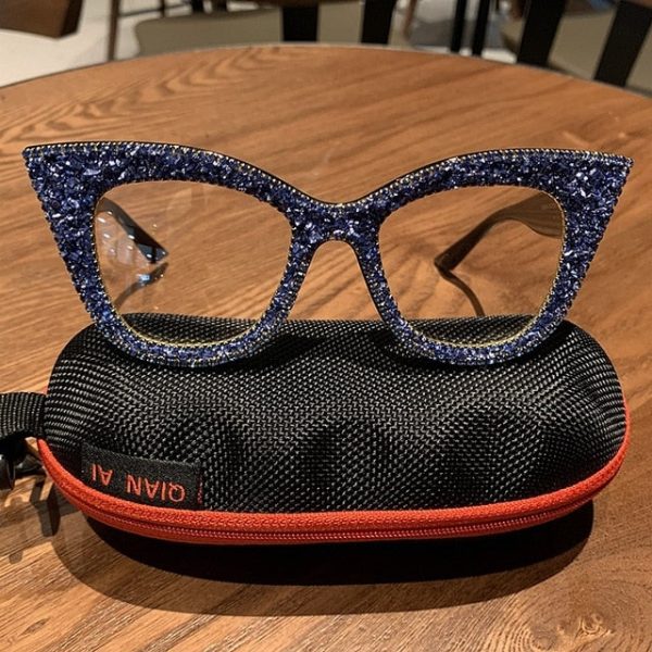 Madonna Vintage Cat Eye Glasses Frame - Image 6