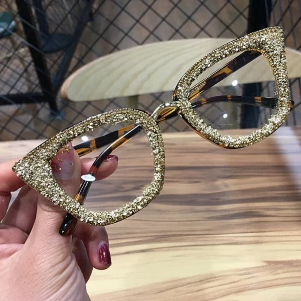 Madonna Vintage Cat Eye Glasses Frame